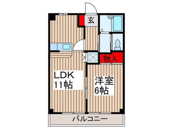 フレンドライツの物件間取画像